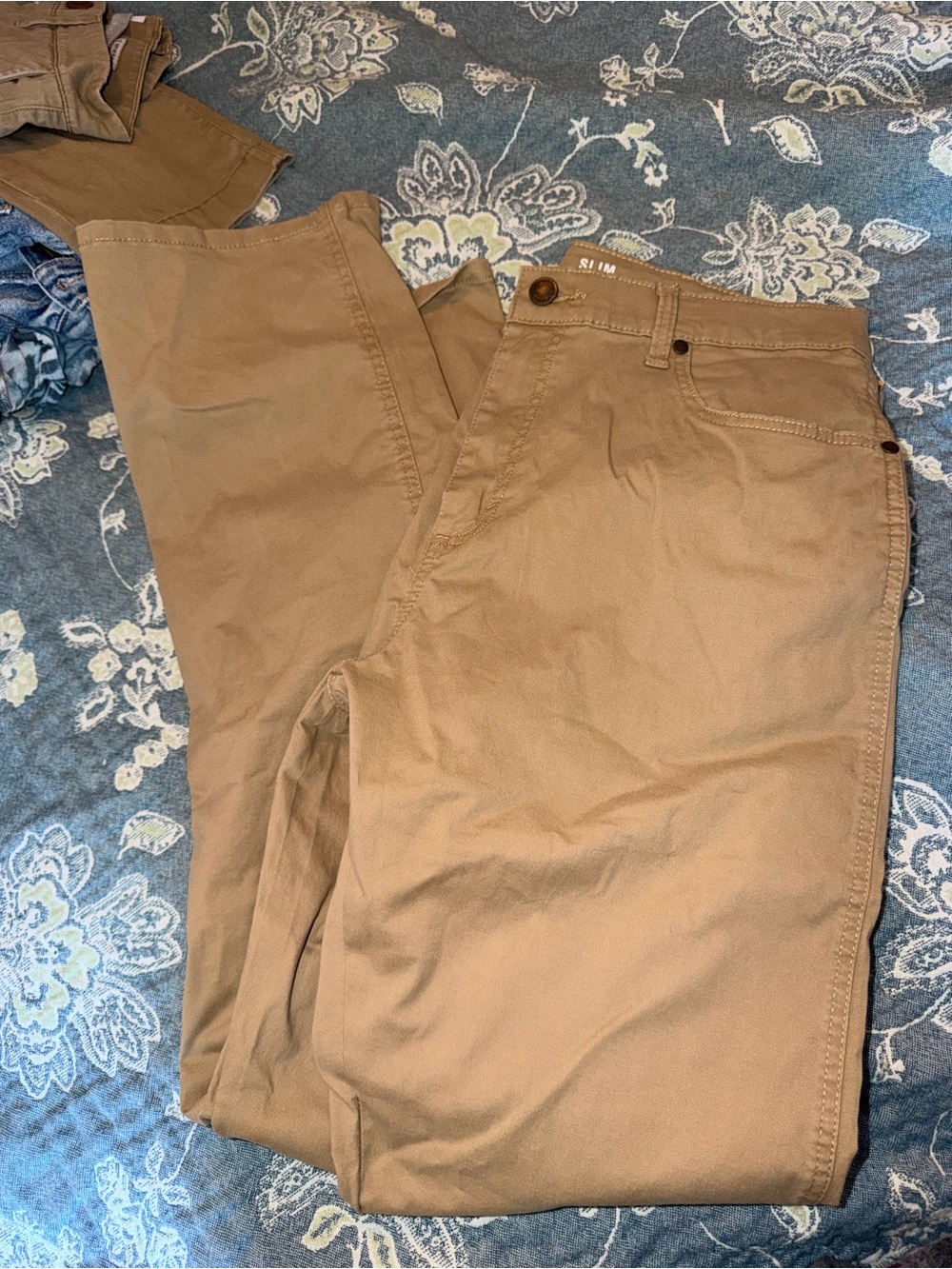 Tan Men Wrangler Pants
